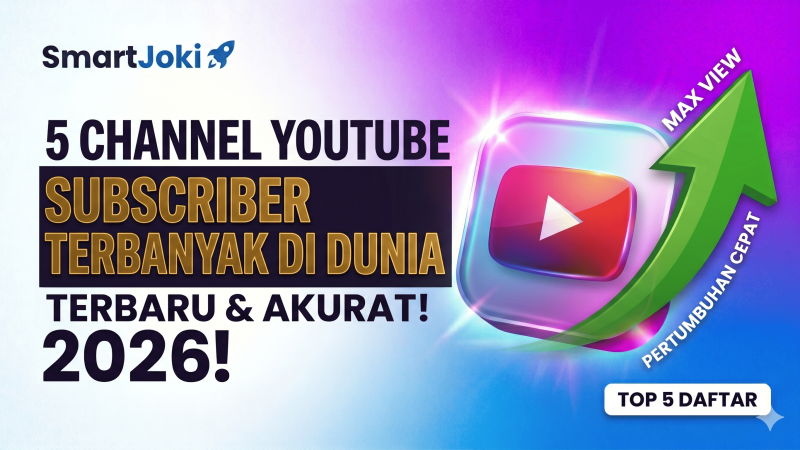 5 Channel YouTube Dengan Subscriber Terbanyak Di Dunia Terbaru 2026